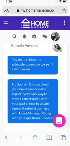 Home Manager Chat with professionals (1) Home Manager Chat with professionals (1)